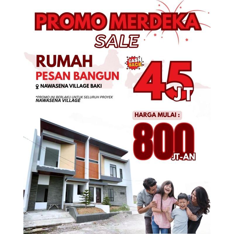 Dijual Rumah 2 Lantai, 15 Menit Ke Stasiun Purwosari, Solo - Surakarta