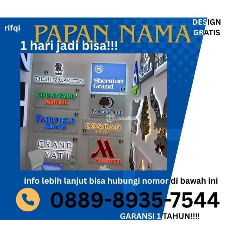 Bengkel Papan Nama - Sidoarjo