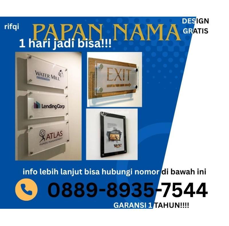 Bengkel Papan Nama - Sidoarjo