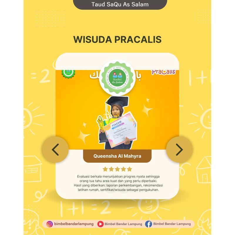 Pracalis Bimbel As-Salam - Bandar Lampung