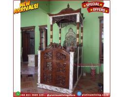 Mimbar Majid Besar Kayu Jati Mimbar Jati Mimbar - Jepara