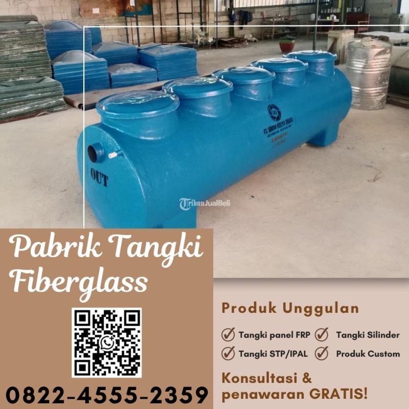 Tangki Air Fiberglass Kekinian Hemat Ruang, Tahan Segala Cuaca - Lhokseumawe