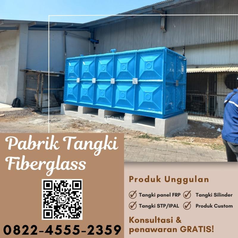 Tangki Air Fiberglass Kekinian Hemat Ruang, Tahan Segala Cuaca - Lhokseumawe