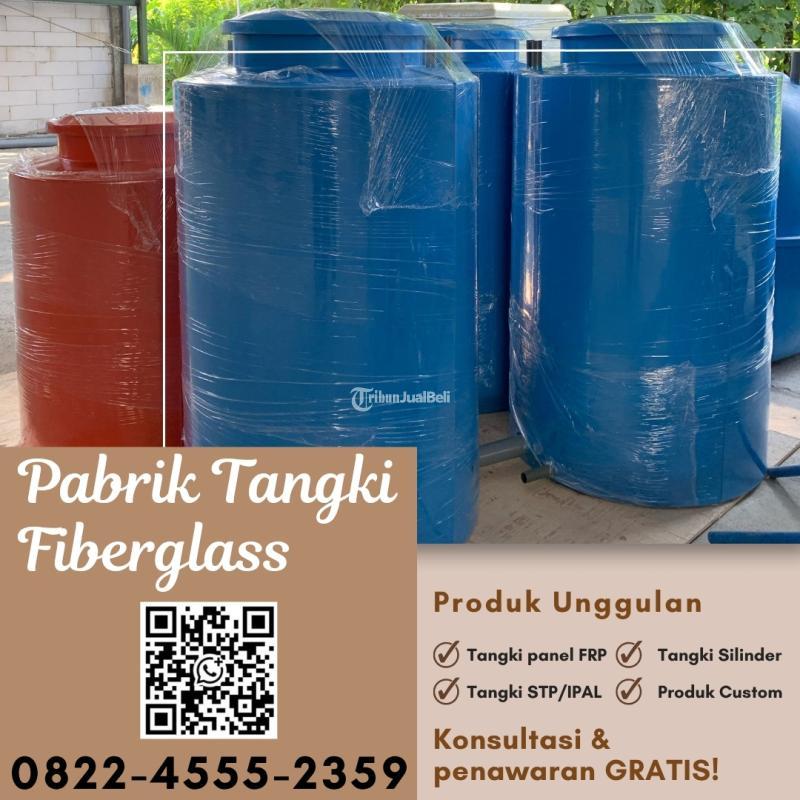 Tangki Air Fiberglass Kekinian Hemat Ruang, Tahan Segala Cuaca - Lhokseumawe