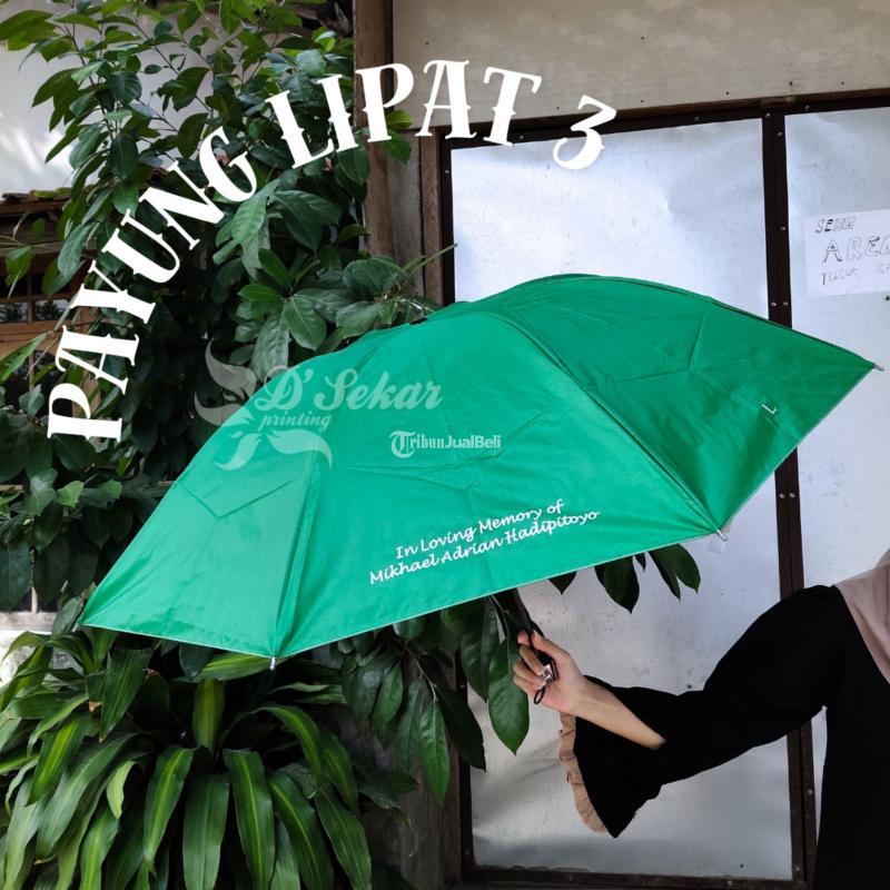 Agen Payung Lipat Souvenir Sablon - Karangasem