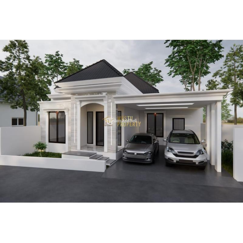 Dijual Villa Klasik Design Minimalis, Tanah Luas Fully Furnish - Sleman