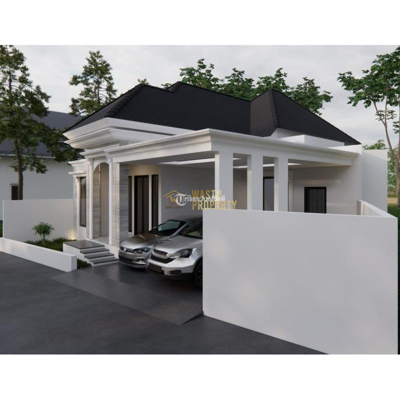 Dijual Villa Klasik Design Minimalis, Tanah Luas Fully Furnish - Sleman