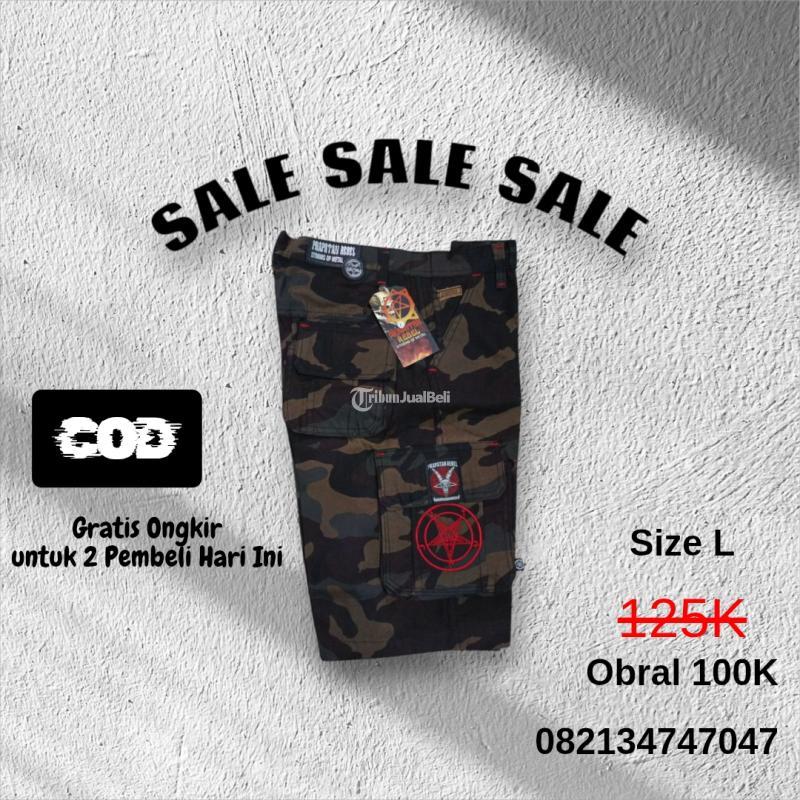 Jual Celana Cargo, Gratis Ongkir, Bisa COD - Cilacap