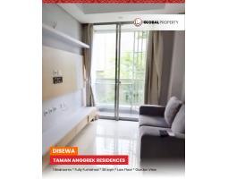 Disewa Apartemen Fully Furnished, Taman Anggrek Residences 1 Bedroom, Garden View - Jakarta Barat