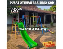 Ayunan Besi Bulat dan Mainan Outdoor Untuk TK Kec Kemiling - Bandar Lampung