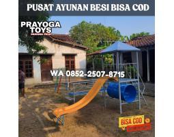 Ayunan Besi Bulat Besar dan Mainan Playground - Tulang Bawang Tengah 