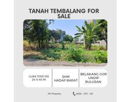 Jual Tanah 1000 m2 Ngantong Ring 1 Bulusan Undip Tembalang - Semarang Kota