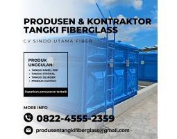 Tangki Fiberglass Paling Baik Tahan Kimia, Cocok untuk Industri - Gorontalo Kota 
