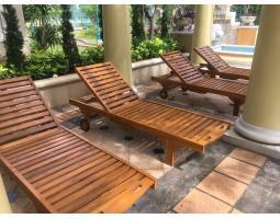 Lounger Kursi Kolam Kayu Jati - Jakarta Selatan