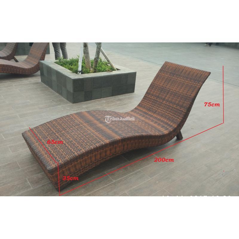 RS03 Kursi Pantai Rotan Sintetis - Jakarta Selatan