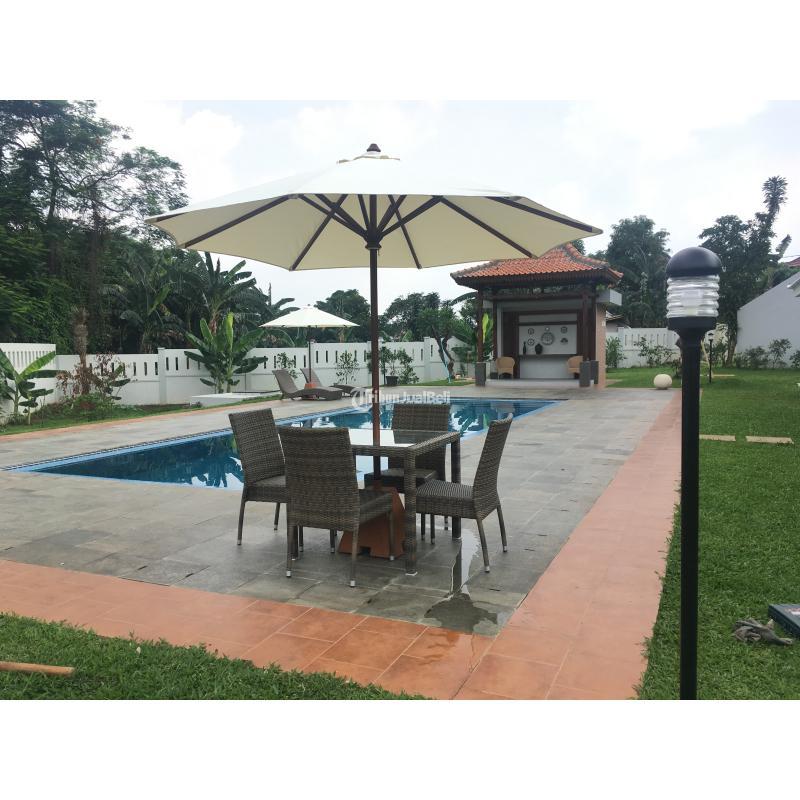 Set Meja Payung Taman Rotan Sintetis - Jakarta Selatan 