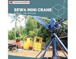 Sewa Mini Crane Solusi Angkat Material Proyek - Metro 