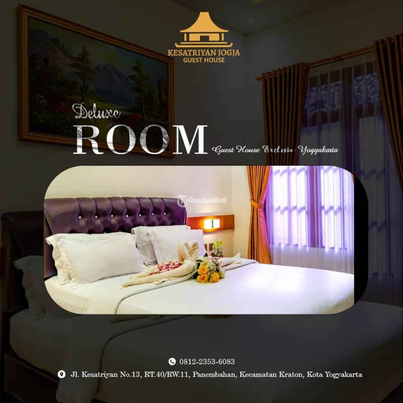 Disewakan Guest House, 17 Kamar, Fasilitas Lengkap, Dekat Malioboro, Kesatriyan Jogja Guest House - Yogyakarta