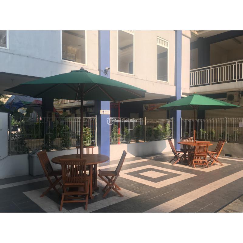 Produksi Kerajinan Set Meja Payung Taman Kayu Jati Grade C - Bogor