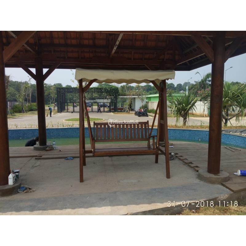 Produksi Kerajinan Ayunan Taman Atau Kursi Ayun Kayu Jati - Bogor