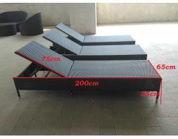 Produksi Kerajinan Rs02 Lounger Rotan Sintetis - Bogor