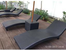 Produksi Kerajinan Custom Kursi Kolam Kursi Pantai Rotan Sintetis - Bogor