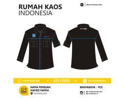 Termurah Seragam Custom Kalumata Kemeja Karyawan Bordir - Ternate