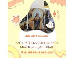 Produksi Kaca Patri Grafir Inlay Gereja - Mamberamo Raya