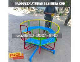 Ayunan Besi Depan Rumah dan Mainan Outdoor TK - Lampung Utara 