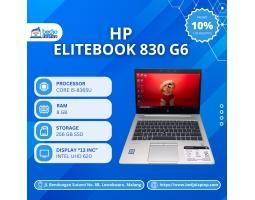 Dijual Laptop Second, Hp Elitebook 830 G6, Core I5-8365u, Intel Uhd Graphics 620, Key Backlight, Touchscreen, Ram 8gb, Ssd 256gb - Malang