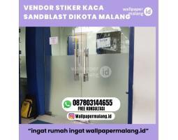 Vendor Stiker Kaca Sandblast - Kota Malang