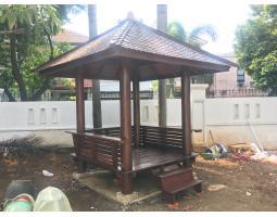 Gazebo Saung Taman Kayu Kelapa - Karawang