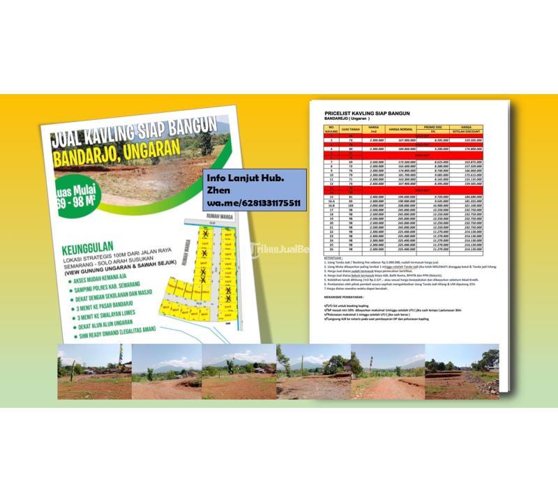 Dijual Tanah Kavling Ungaran Semarang Investasi Emas, Harga Fantastis - Semarang