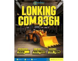 Wheel Loader Lonking CDM 836N Bergaransi Full Service -Surabaya