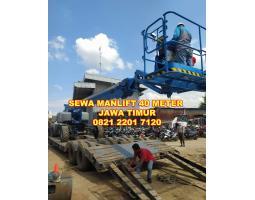 Boomlift-Manlift 40 Meter di Kawasan industri JIIPE Manyar - Gresik
