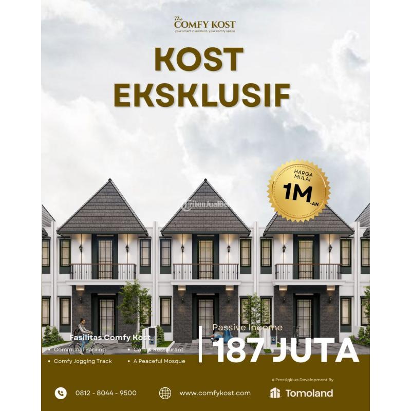 Dijual Kos Eksklusif, 8 Kamar, Investasi Kost Modern, Fasilitas Premium, Lokasi Pusat Kota - Malang