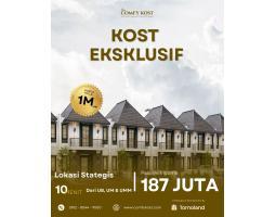 Dijual Kos Eksklusif, 8 Kamar, Investasi Kost Modern, Fasilitas Premium, Lokasi Pusat Kota - Malang