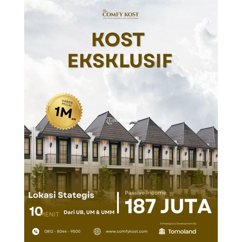 Dijual Kos Eksklusif, 8 Kamar, Investasi Kost Modern, Fasilitas Premium, Lokasi Pusat Kota - Malang