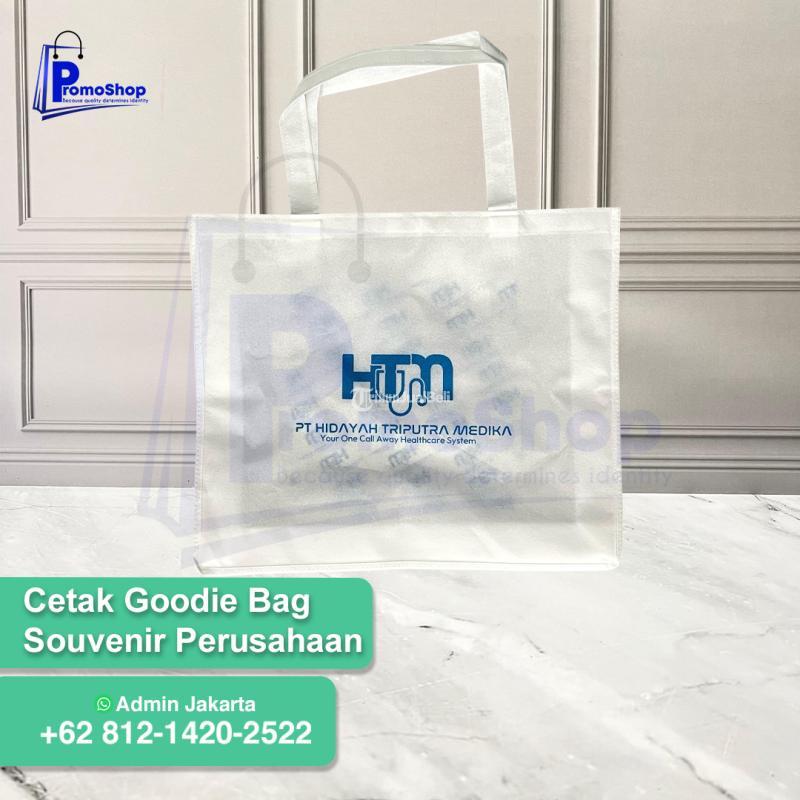 Jasa Cetak Goodie Bag Custom, Tas Spunbond Berkualitas, Harga Murah - Jakarta Timur