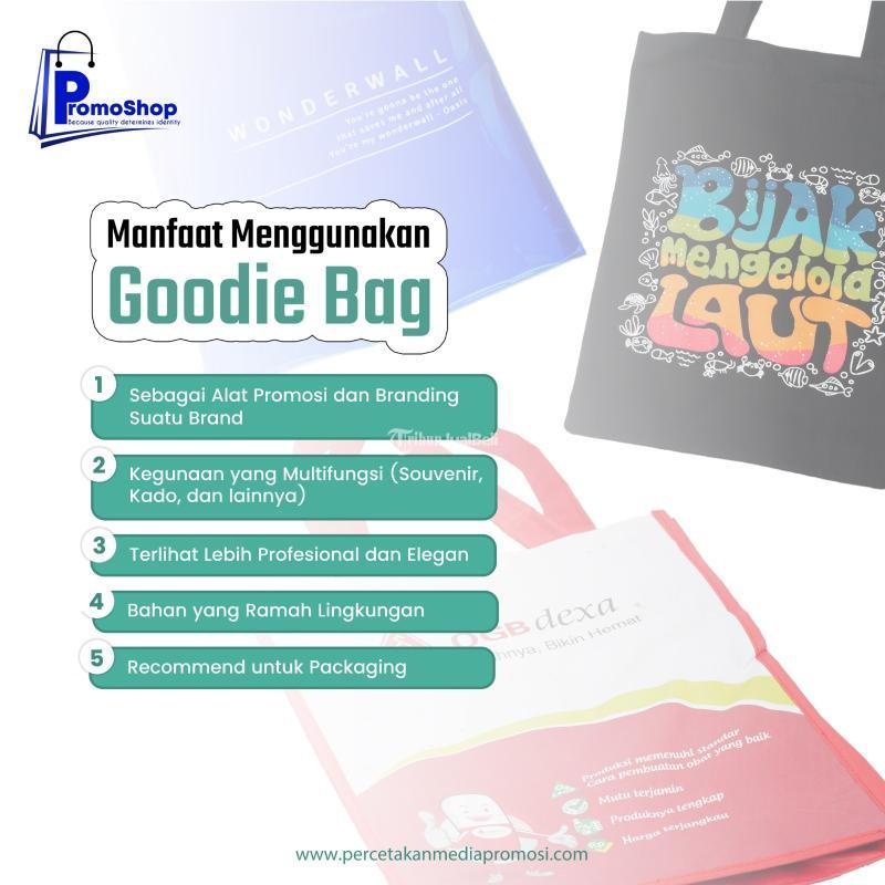 Jasa Cetak Goodie Bag Custom, Tas Spunbond Berkualitas, Harga Murah - Jakarta Timur