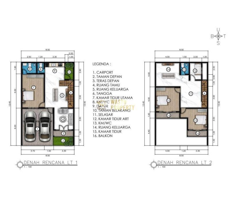 Dijual Rumah Tipe 160 2 Lantai 4KT 2KM SHM - Sleman