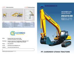 Excavator Sinomach ZG3210-D Garansi Full Service - Surabaya
