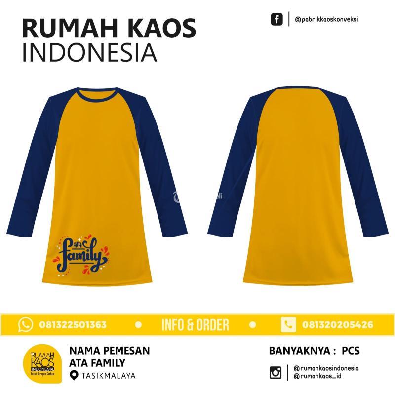 Seragam Tunik Custom Banjarsari Kaos Sablon - Lebak