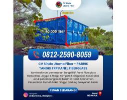 Pabrik Tangki FRP Panel Fiberglass 40.000 Liter - Nganjuk