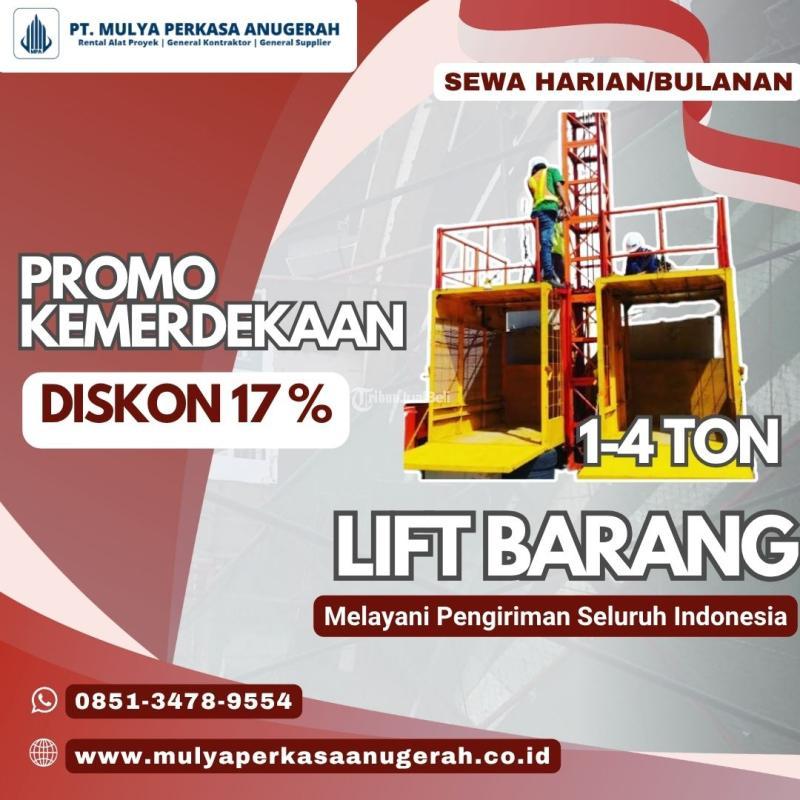 Sewa Lift Barang 1-4 Ton - Subang