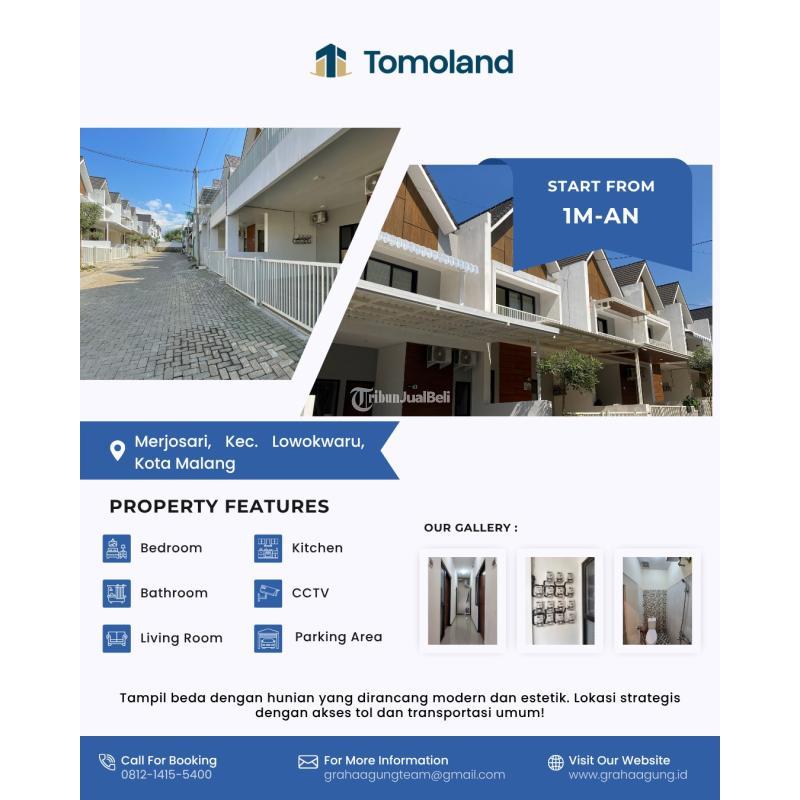 Dijual Kost Eksklusif 8 Kamar 1 Milyar - Malang