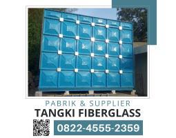 Tangki Fiberglass Isi Air Sekali - Mahakam Ulu