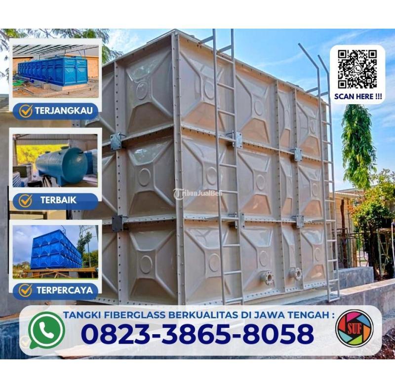 Pabrik Tangki Air Fiberglass FRP, Tangki Atap FRP - Klaten