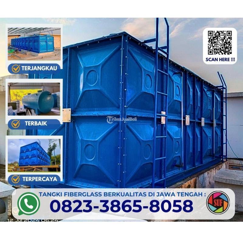 Pabrik Tangki Air Fiberglass FRP, Tangki Atap FRP - Klaten
