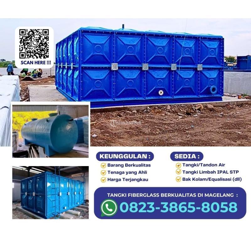 Sedia Tangki Air Kotak Fiberglass FRP , Tandon Fiber - Magelang